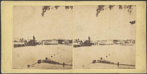 Punt Road flooded, Richmond, Victoria, 1870 [picture] / Alfred Morris