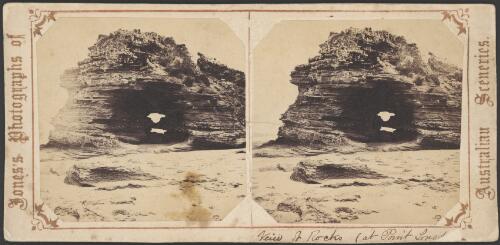 Rock formation at Point Lonsdale, Victoria, ca. 1865 [picture]