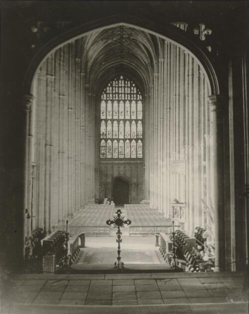 Nave of Canterbury Cathedral, 1966 [picture] / N.C. Deck