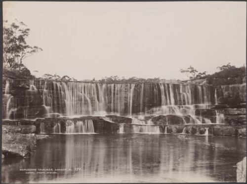 Horseshoe Cascade, Loddon River, New South Wales, ca. 1890 [picture] / Charles Kerry