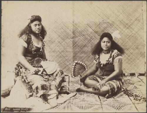 Two Samoan girls [picture] / Charles H. Kerry