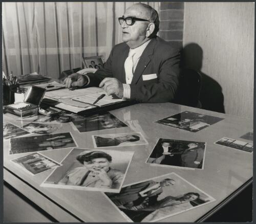 J. Henry Ehrlich, general manager of the Hotel Australia, Adelaide, South Australia, ca. 1972 [picture] / Bruce Howard