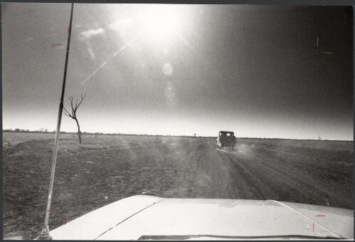 The road to the Clancy's Overflow pub, Isisford, Queensland, ca. 1972 [picture] / Bruce Howard