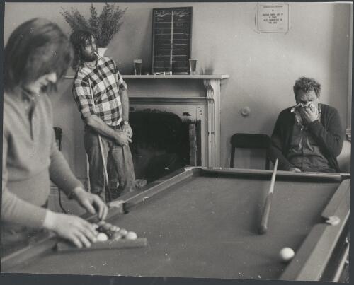 Playing pool, Commercial Hotel, South Morang, Melbourne, ca. 1972, 1 [picture] / Bruce Howard