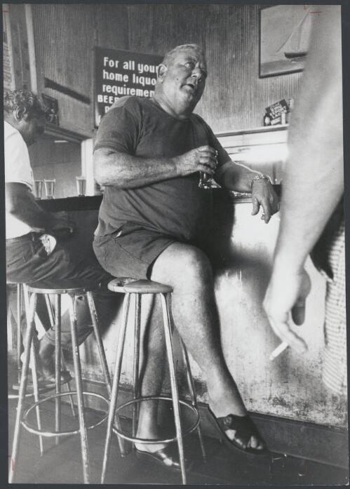Herc the Turk, one of the personalities in the Continental Hotel, Broome, Western Australia, ca. 1972 [picture] / Bruce Howard
