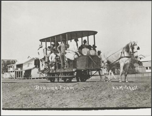 Horse tram in Broome, Western Australia, 1920 [picture]