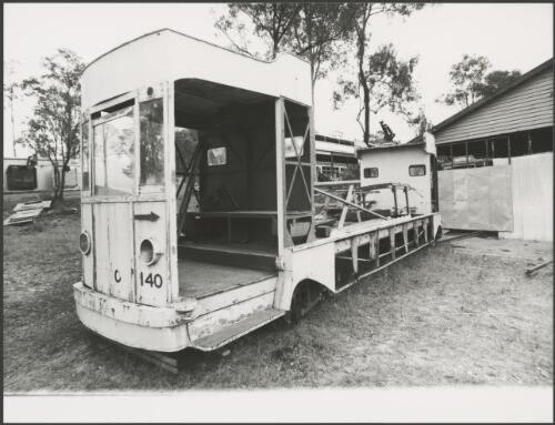 Maintenance tram at Brisbane Tramway Museum, Queensland, ca. 1976 [picture]