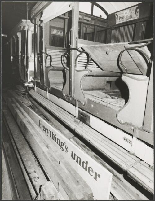 Trams at Brisbane Tramway Museum, Queensland, ca. 1976 [picture]