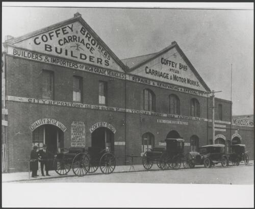 Coffey Brothers Pty Ltd, Carriage and Motor Works, Richmond, Victoria, ca. 1920 [picture]