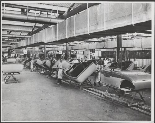 Interior view of the Holden and Frost motor body works, Adelaide, ca. 1925, 2 [picture]