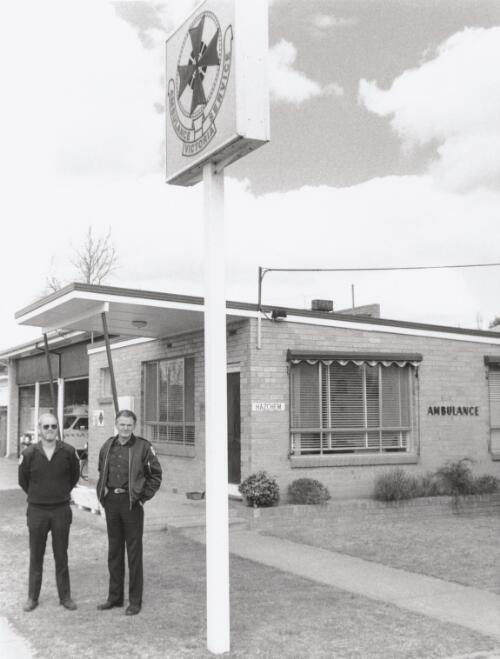 Bairnsdale Ambulance Service building , Bairnsdale. 1994 [picture] / John Werrett