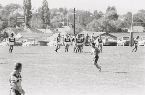 Saturday afternoon football match Goulburn [picture] / Joyce Evans