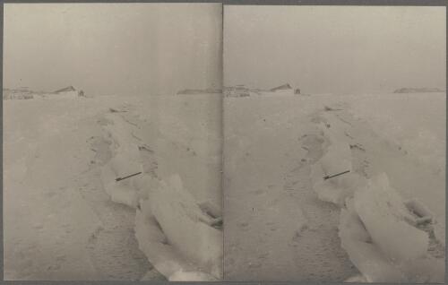 [Ice formations in sheet ice, Australasian Antarctic Expedition, 1911-1914] [picture]