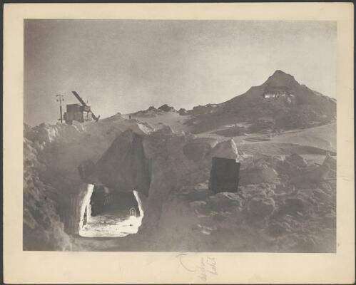 [The Western Base Hut during the winter, Australasian Antarctic Expedition, 1911-1914] [picture] / Wild