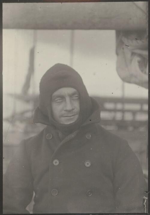 [A member of the group, Australasian Antarctic Expedition, 1911-1914] [picture] / [Percy E. Correll]