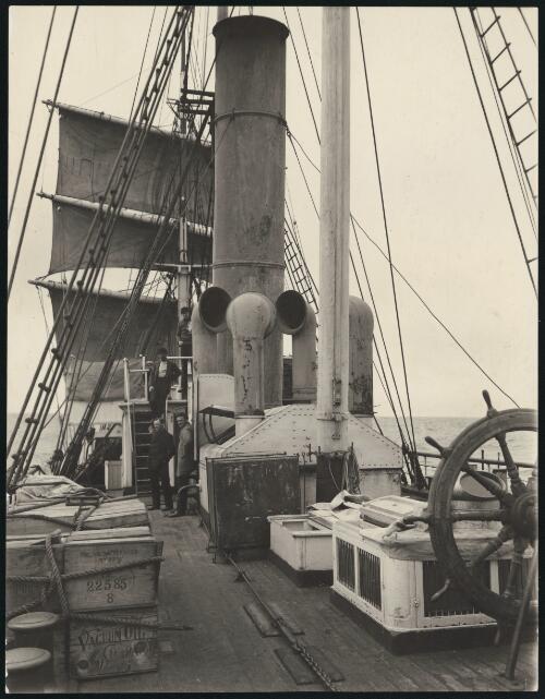 The after deck, [the Aurora, Australasian Antarctic Expedition, 1911-1914] [picture] / [Frank Hurley]