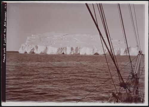 Crevassed berg just 30 miles E. (East) Winter Quarters, [Australasian Antarctic Expedition, 1911-1914] [picture] / [Frank Hurley]