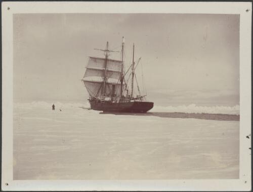 [The Nimrod in the sea ice, British Antarctic Expedition, 1907-1909] [picture]