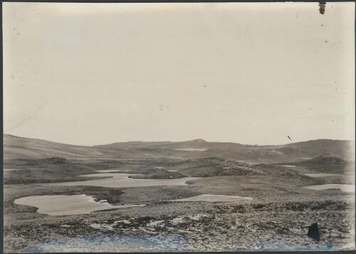[Panoramic view of landscape on  Macquarie Island, Australasian Antarctic Expedition, 1911-1914] [picture] / Blake