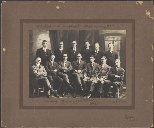 Petersham's champion lacrosse team, Melbourne, approximately 1909