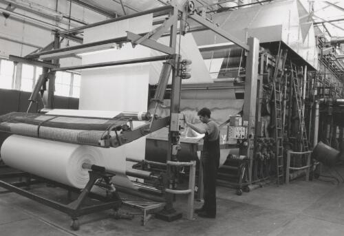 Bruck Textiles Factory. Wangaratta. 1994 [picture] / photography by Raymond de Berquelle