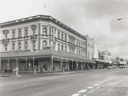 Corner of Sturt and Armstrong Streets, looking up Sturt Street, Ballarat, Victoria, 1994 [picture] / Grant Ellmers