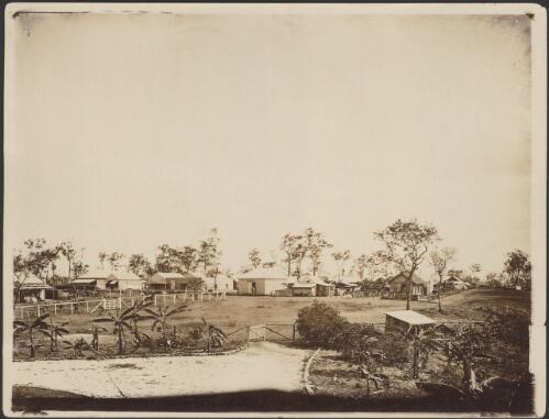Esplanade and Mitchell Street, October 1873 [picture]