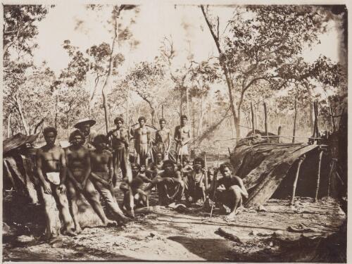 Native Camp, Palmerston, April 1874 , [2] [picture]