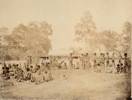 Natives at Cobarg Cattle Station, Port Essington, November 1877 [picture]