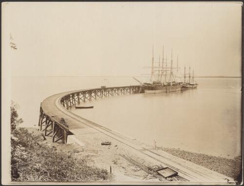 Jetty or Railway Pier, March 1887 [picture]