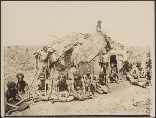 Native Camp in Palmerston, December 1890, [1] [picture]