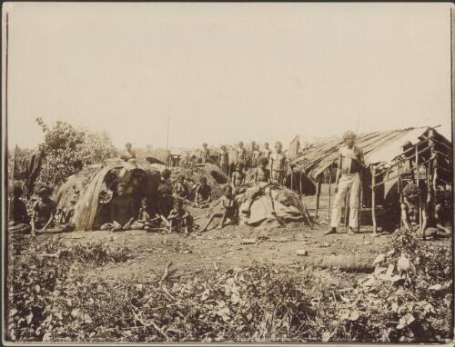 Native Camp in Palmerston, December 1890, [2] [picture]
