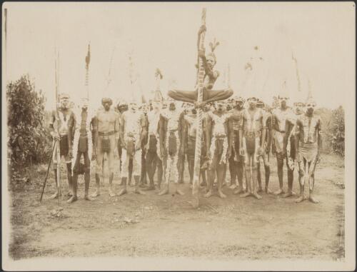 Natives dressed for corroboree, December 1891 [picture]