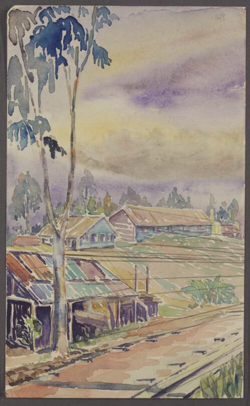 [Buildings at Changi POW camp, Changi, 1942-1945] [picture] / [J.N.D. Harrison]