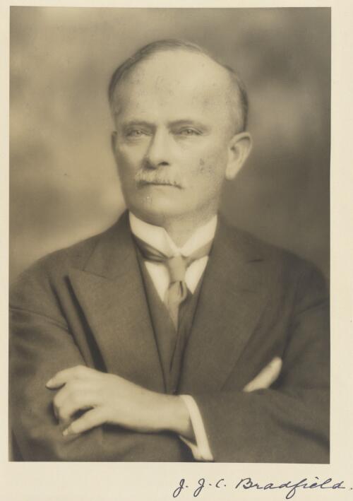 Portrait of J. J. C. Bradfield [picture]