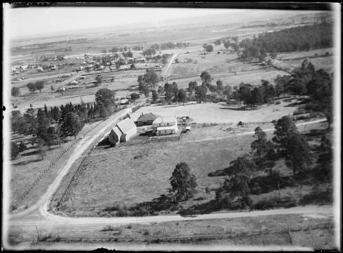 Aerial view of Wilberforce, New South Wales, ca. 1935 [picture] / E.W. Searle