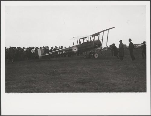 Avro 504K, A3-48, first Australian built Avro for the RAAF, Australia, 1922, 1 [picture] / E.W. Searle