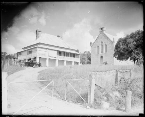 St. Bernard's Catholic Church and Presbytery, Hartley, New South Wales, ca. 1935 [picture] / E.W. Searle