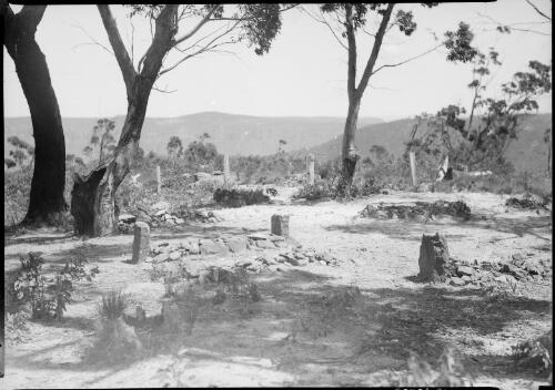 Convict graves, Medlow Bath, Blue Mountains, New South Wales, ca. 1935 [picture] / E.W. Searle