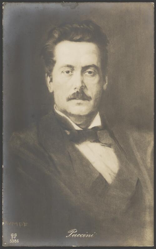 Portrait of Puccini, ca. 1910 [picture]