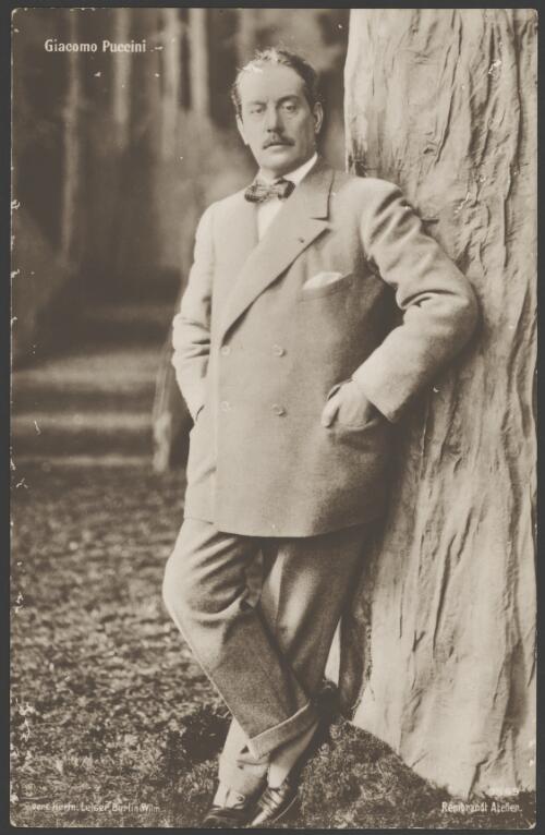Portrait of Giacomo Puccini, ca. 1920 [picture]