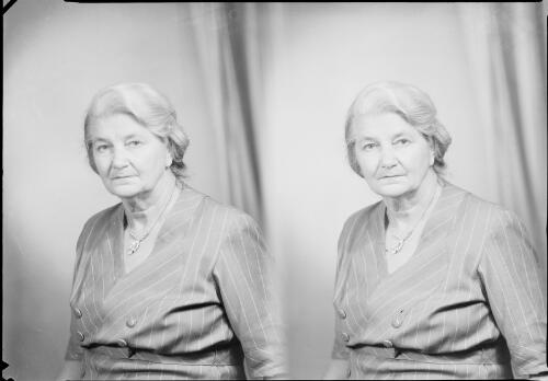 Two portraits of Mrs Searle, Australia, ca. 1945 [picture] / E.W. Searle
