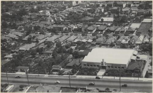 Aerial view of Anderson's Nursery, Parramatta Road, Sydney, ca. 1939 [picture] / E.W. Searle