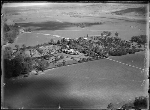 Aerial view of Gilbulla, New South Wales, ca. 1935, 1 [picture] / E.W. Searle
