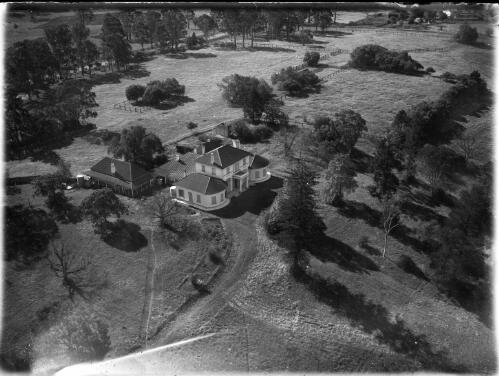 Aerial view of Denham Court, New South Wales, ca. 1945 [picture] / E.W. Searle