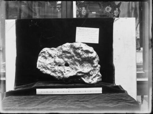 Gold nugget named the Lady Loch found in 1887 at the Midas Company's mine at Sulky Gully, Ballarat, Australia [picture] / E.W. Searle