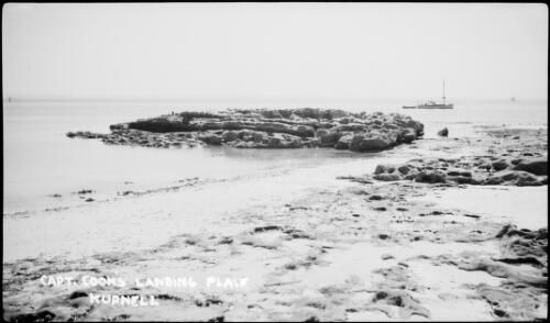Captain Cook's landing site, Kurnell, Botany Bay, New South Wales, ca. 1935 [picture] / E.W. Searle
