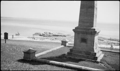 Captain Cook's landing monument, Kurnell, Botany Bay, New South Wales, ca. 1935, 4 [picture] / E.W. Searle
