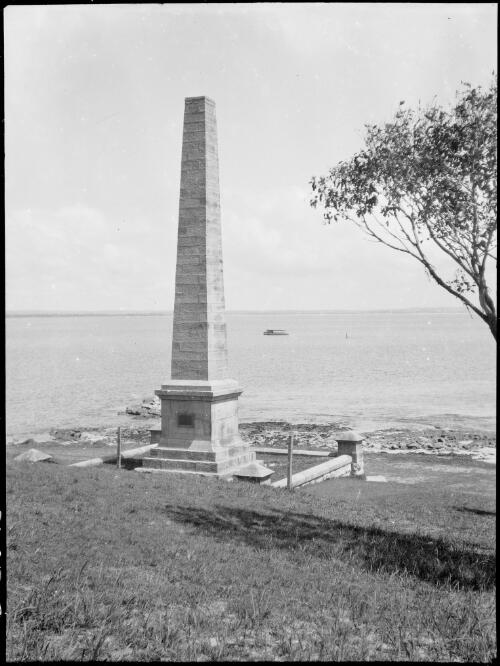 Captain Cook's landing monument, Kurnell, Botany Bay, New South Wales, ca. 1935, 6 [picture] / E.W. Searle