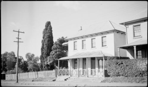 Two storey house, Queen Street, Campbelltown, New South Wales, ca. 1935 [picture] / E.W. Searle